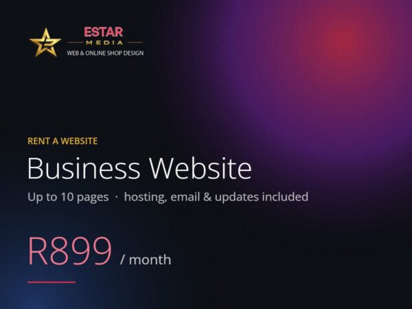 rent-a-website-business-website Rent a website: Business Website, R899 per month